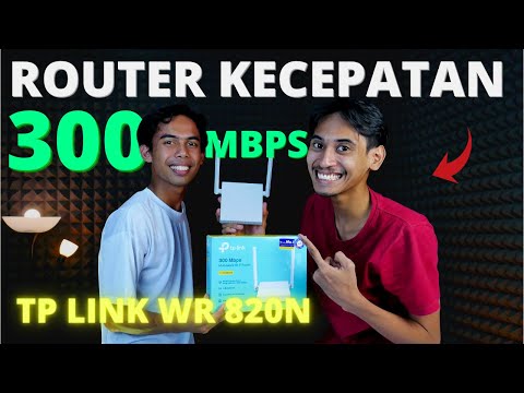 NYOBAIN ROUTER KECEPATAN 300 MBPS! || Review TP LINK WR820N
