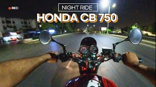 Honda CB750 Seven Fifty | Night Ride | Hammad Hyder Vlogs