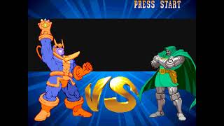Marvel Super Heroes (Capcom) - Play as Thanos Hack (Arcade)