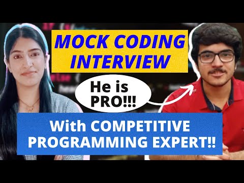 Mock Coding Interview with @iamluv - YouTuber, Competitive Programmer π