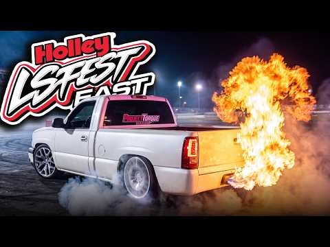 We Took A Hellcat Silverado To Holley LS Fest 🔥