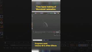 Time Lapse Making Of My 'Wormhole' Animation. #Timelapse #Speedart