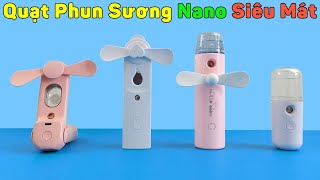 Quạt Phun Sương Mini Nano Bỏ Túi Siêu Mát Cho Mùa Hè Nóng Nực | Mở Hộp Hàng Mua Online Trên Shopee