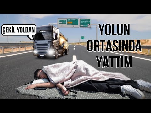 YOLUN ORTASINA YATTIM | TAKİPÇİLERİME MEYDAN OKUYORUM!