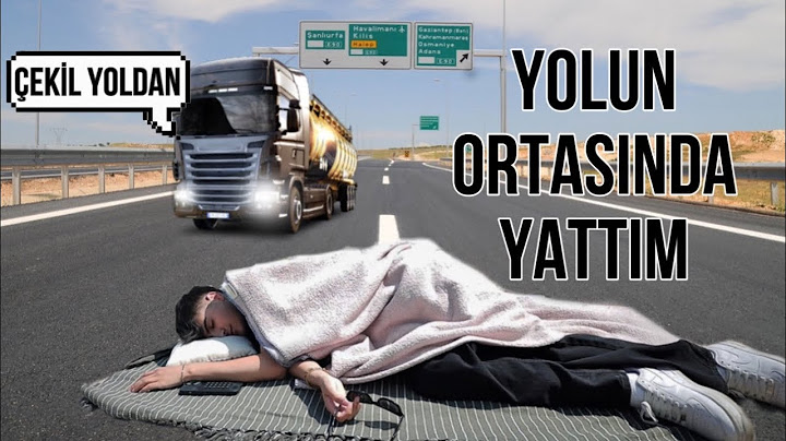 YOLUN ORTASINA YATTIM | TAKİPÇİLERİME MEYDAN OKUYORUM!