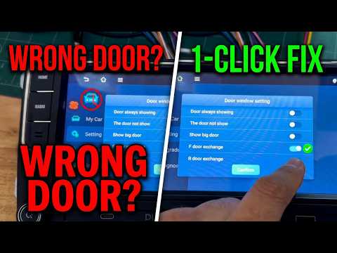 How to Calibrate Left/Right Door Direction on Durvient & Android Car Stereos