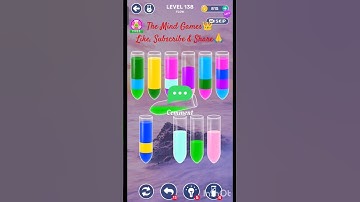 Water Sort Game||Level 138|| #ytviralshorts#music#subscribe🙏#themindgames👑