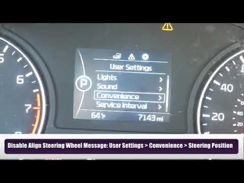 Kia And Hyundai: Steering Wheel Align Messages – What They Mean And How To Reset