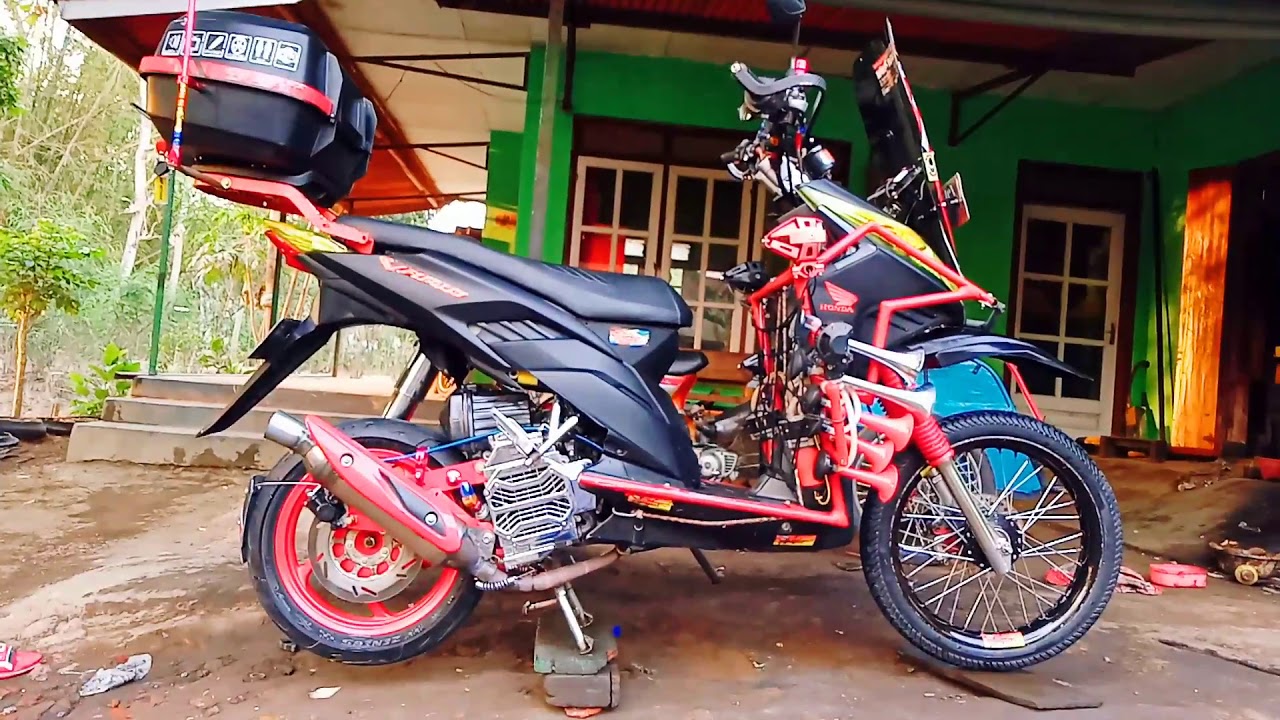 MODIFIKASI HONDA VARIO 110 KARBU PART 2 Matic Honda Vario Maticjinjit Motortouring YouTube