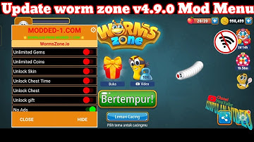 Update..Worms Zone 4.9.0 APK + 📌📌MOD [Mega Menu, 15+ Features