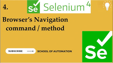 Selenium Basic Tutorial 4 - Browser Navigation | Java | Selenium 4