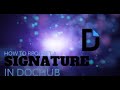 How to request a signature in dochub