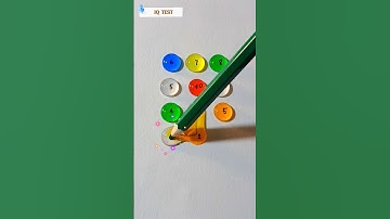 Vẽ trò chơi đếm số trong giọt nước #shorts #drawing #iqtest #quiz #solution #game #line #colors