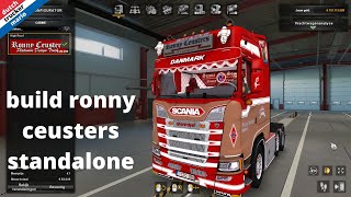 ets 2 Scania S500   Trailer Ronny Ceusters Transport standalone with open pipe ,truck build , D.T.M