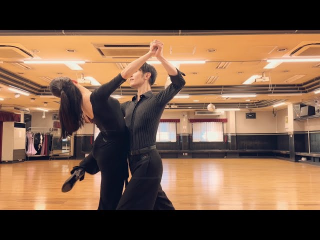 練習風景】Waltz 2023.10.31 社交ダンス@大阪 菅体ホール - YouTube