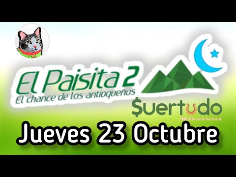 Resultado EL PAISITA 2 Jueves 23 de Octubre de 2025