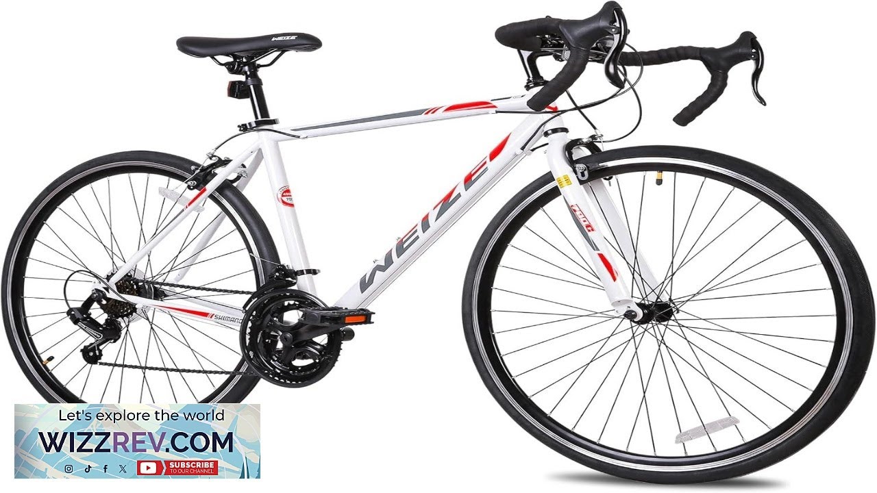 Велосипед WEIZE Road Bike 700C Wheel City Commuter Bicycle 14 Speed ​​Drop Bar