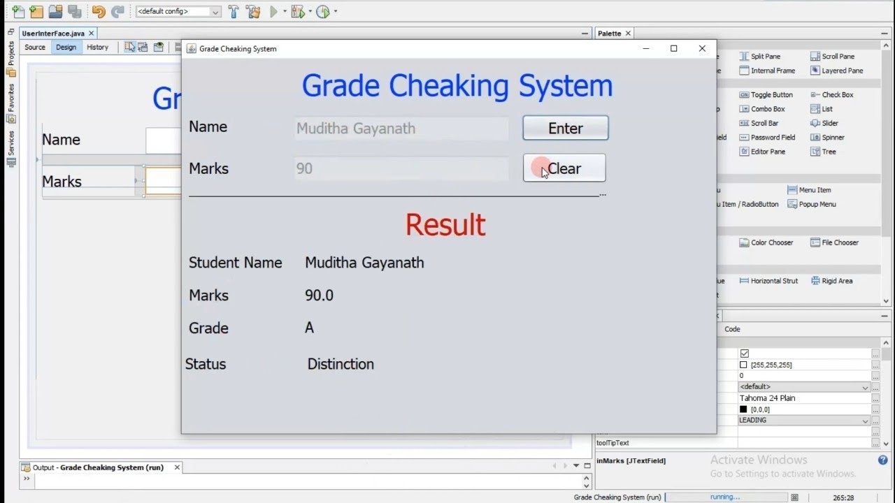 Grade Cheaking System using Java - YouTube
