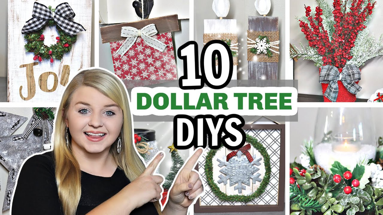 WOW?!? 10 *NEW* Impressive Dollar Tree Christmas DIYS | DIY Christmas