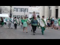 Bagpipes and fire fighters