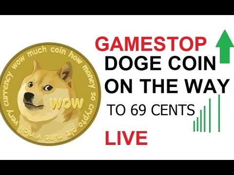 🐋GMEから$ 1000 HODL DOGECOINまで69CENTS DOGECOIN #DOGE＃BTC＃CRYPTO🚀🚀LIVEに向かう途中