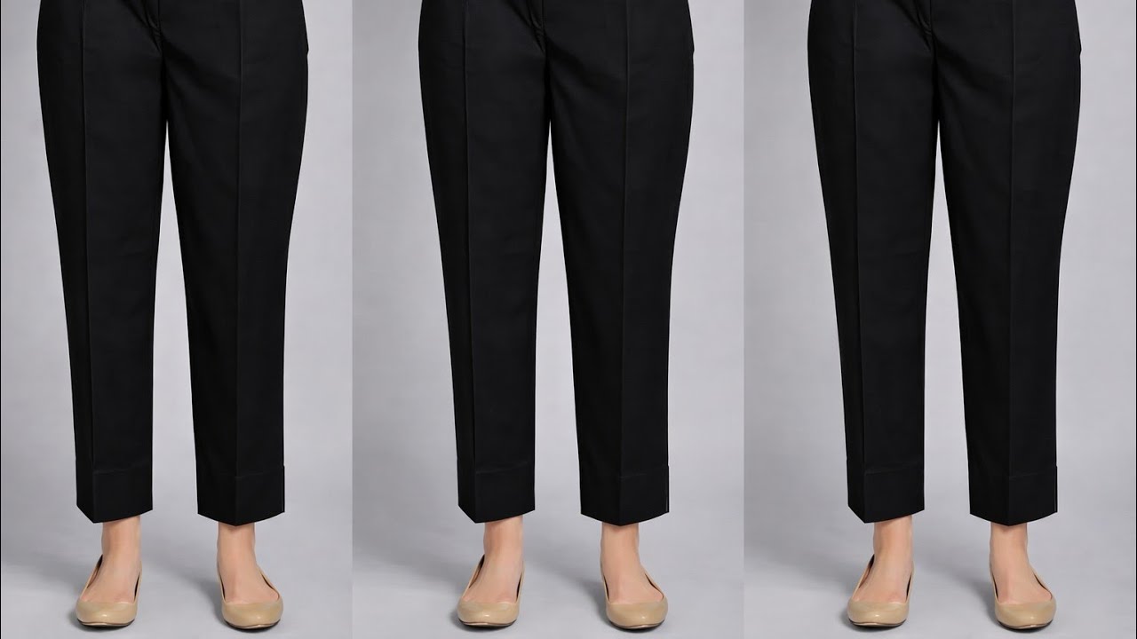 Ladies pant cutting part 1 |easy perfect Fitting method