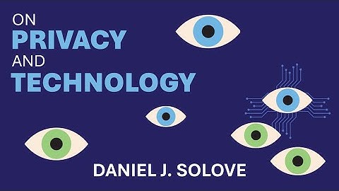 Book Trailer - On Privacy and Technology by Daniel Solove