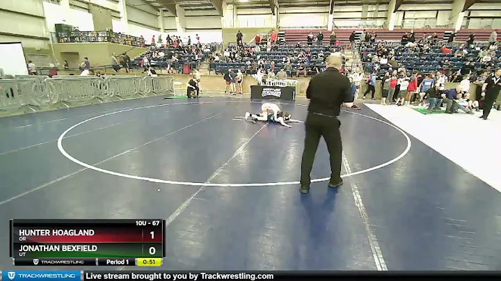 67 Lbs Quarterfinal - Hunter Hoagland, OR Vs Jonat...