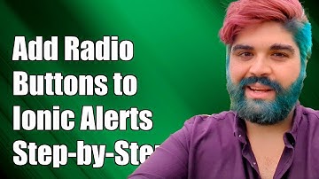 How to Add Radio Buttons to Ionic 2 Alert Controller: Step-by-Step Guide
