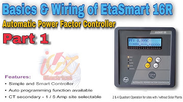 Basics and Wiring Connection of EtaSMART 16R APFC controller | Programming Part 1