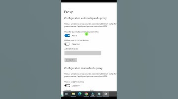 Configure a Proxy Server in Windows