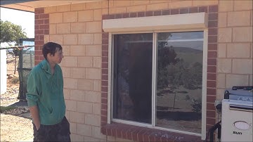 Roller Shutter Installation by Tim from Kanmantoo, SA