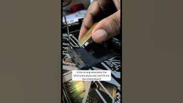 What if you Install a CPU in the wrong Orientation #shorts #cpu #experiment #pc