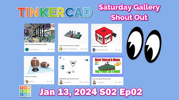 Tinkercad Gallery Saturday Shoutout & Domino Sim Lab Contest Update!
