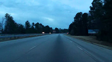 Interstate 95 - North Carolina (Exits 180 to 173) southbound