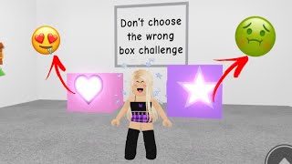 Don’t Choose the Wrong box Challenge in Adopt me *OMG*