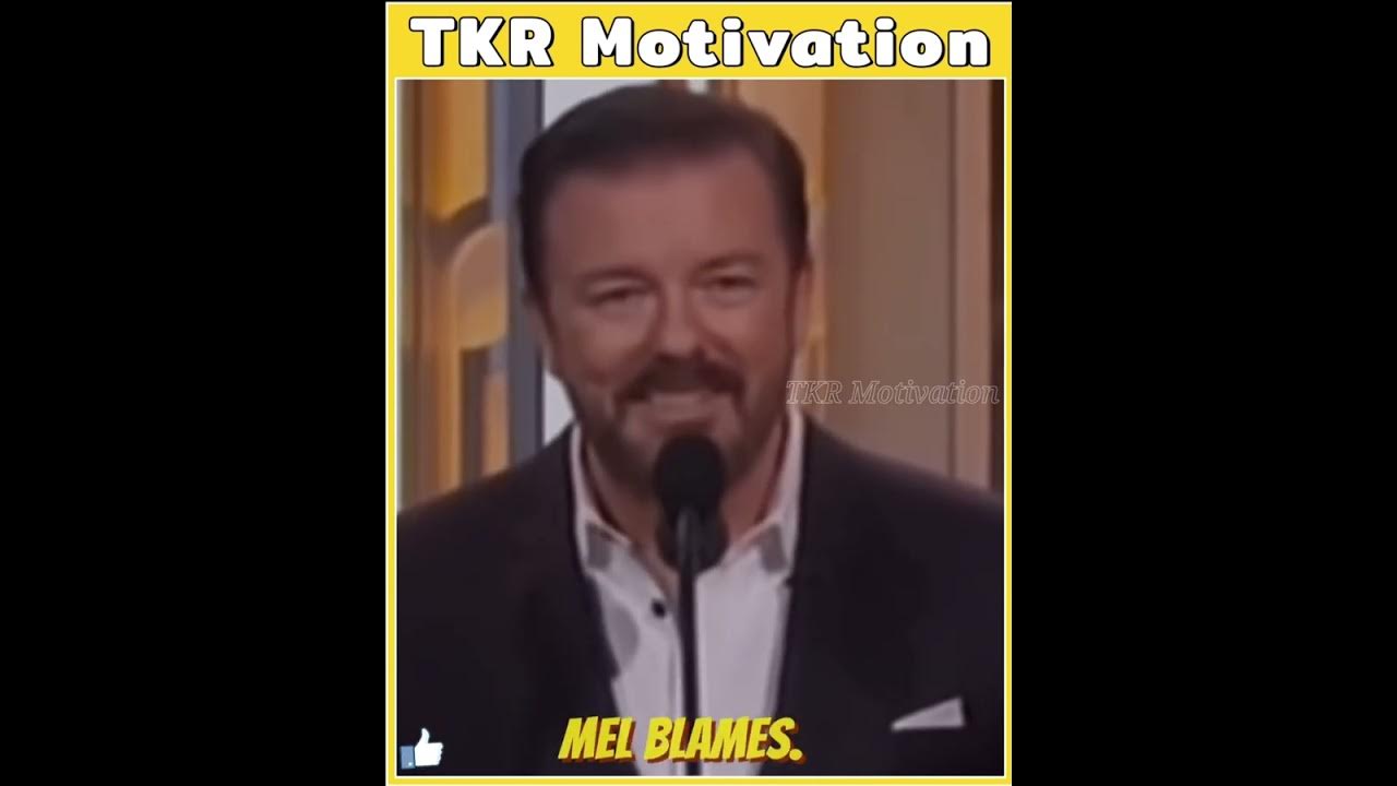 Ricky Gervais ROASTED Mel Gibson "What The F Does Suger T*ts Means?🥹