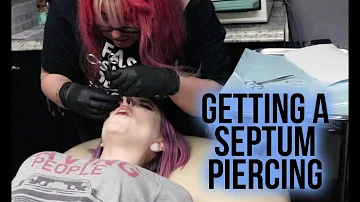 GETTING MY SEPTUM PIERCED! | Alex Dorame