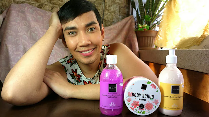 Scarlett Whitening Shower Scrub, Body Scrub & Loti...