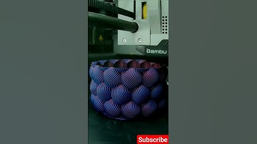 Wave Vase!! #3d #3dprinting #3dtimelapse #bambulab #shorts #vase #wave