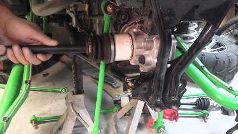Arctic cat Wildcat broken drive shaft axle removal