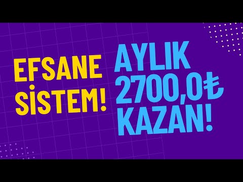 Yatırımlı yatırımsız para kazan I Efsane sistem I Kayıt ol kazan I İnternetten para kazanma 2022