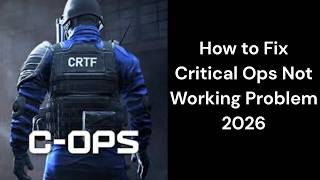 How to Fix Critical Ops Internet Connection Error How to Fix Critical Ops Internet Connection Error