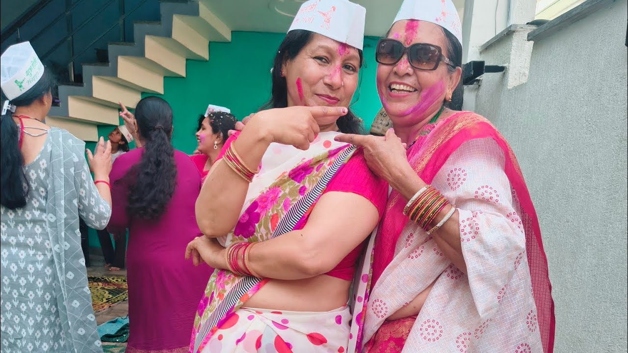 Happy Holi #होली का रंग सखियों के संग#रात की होली 🫟 सहेलियों के साथ खूब मस्ती #डांस🫟❤️💞