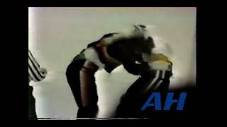 OHL Mar. 13, 1988 Oshawa Generals v Belleville Bulls (R) Mike Short v Troy Crowder Resimi
