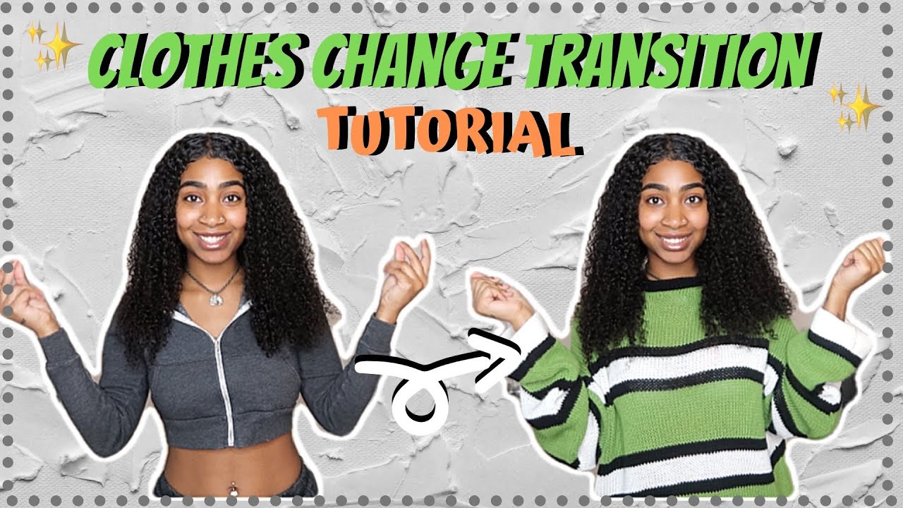 Jump & Snap Clothes Change Transition for Tik Tok 