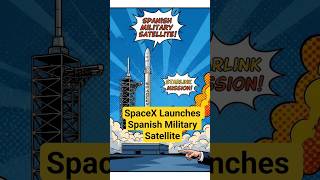Spain's Advanced Military Communications Satellite Launched by Space X. #shorts #news #spain