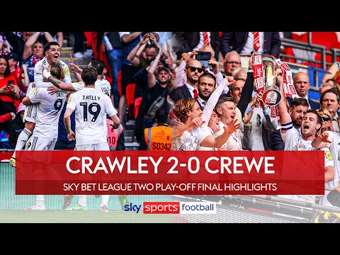 Crawley Cruise Past Crewe Into League One! | Crawley Town 2-0 Crewe Alexandra | Efl Highlights