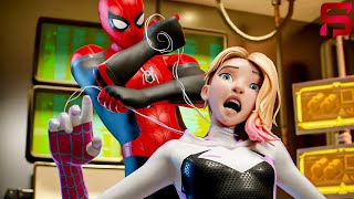 Spider-Gwen VS Spider-Man - Loves Final Fight.. Fortnite