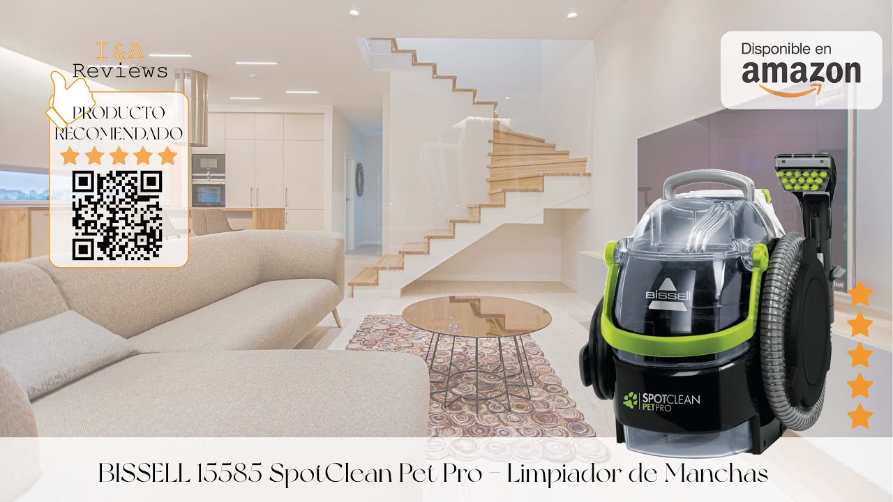 BISSELL 15585 SpotClean Pet Pro - Limpiador de Manchas de Mascotas